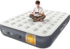 InnoTruth | Air Mattress | 13" | Queen | Dark Gray - aborderproducts