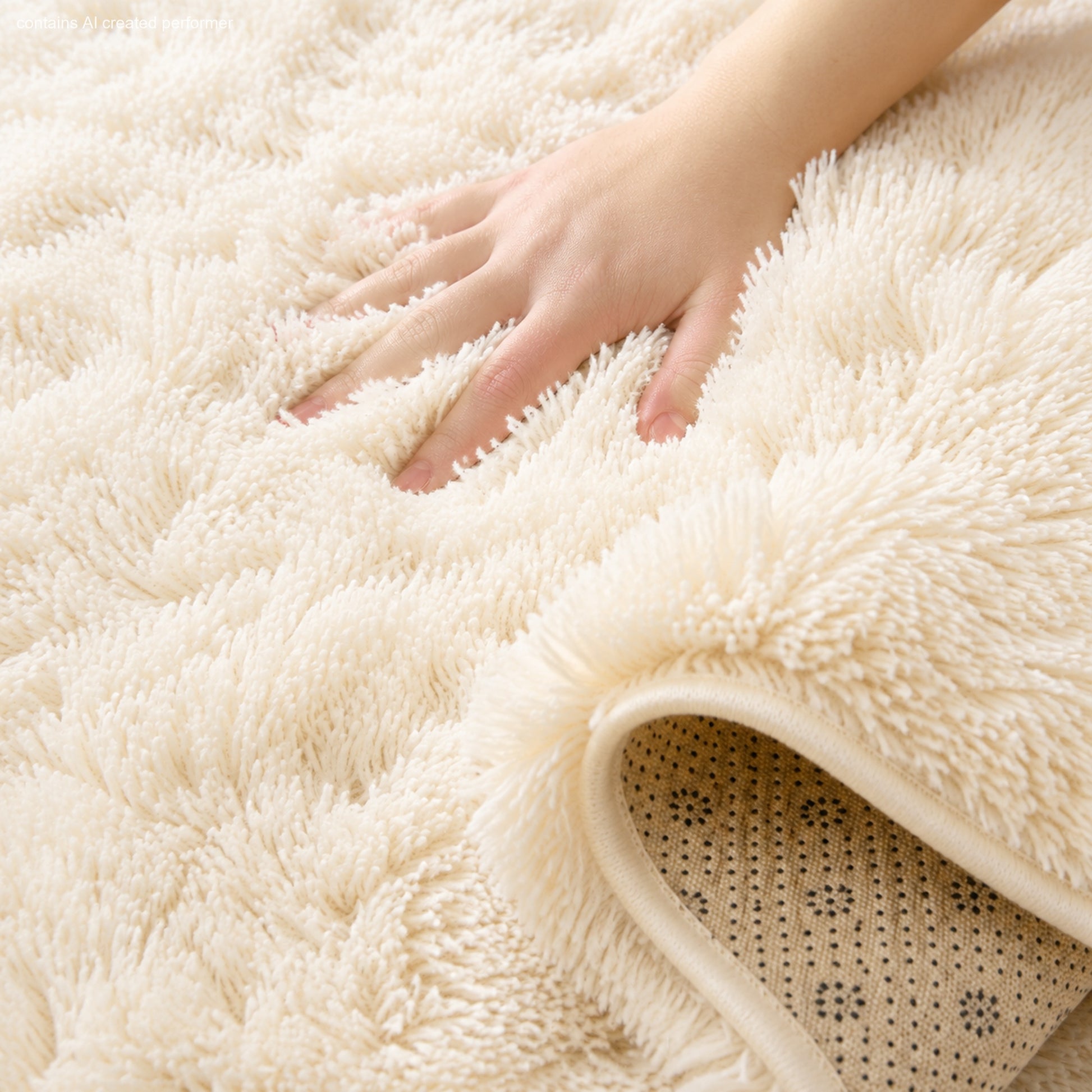 Ophanie Fluffy Shag Runner Rug, Soft Cushioned Non-Slip Hallway Rug for Bedroom, Bedside, Dorm, Nursery & Kids Room-4