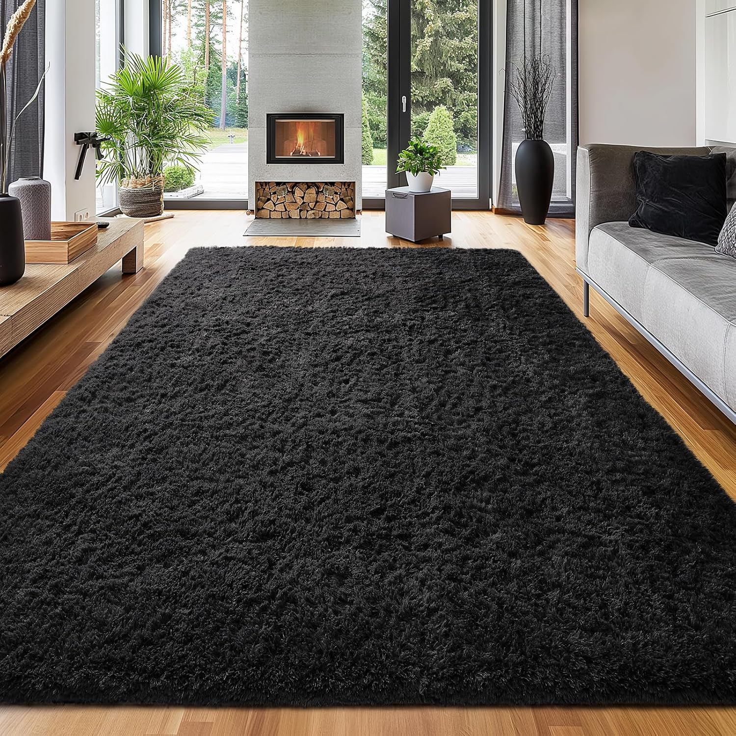 Ophanie | Upgrade Rug | 9x12 | Black - aborderproducts