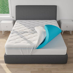 OhGeni | 4 Inch King Dual Layer Mattress Topper| Medium - aborderproducts