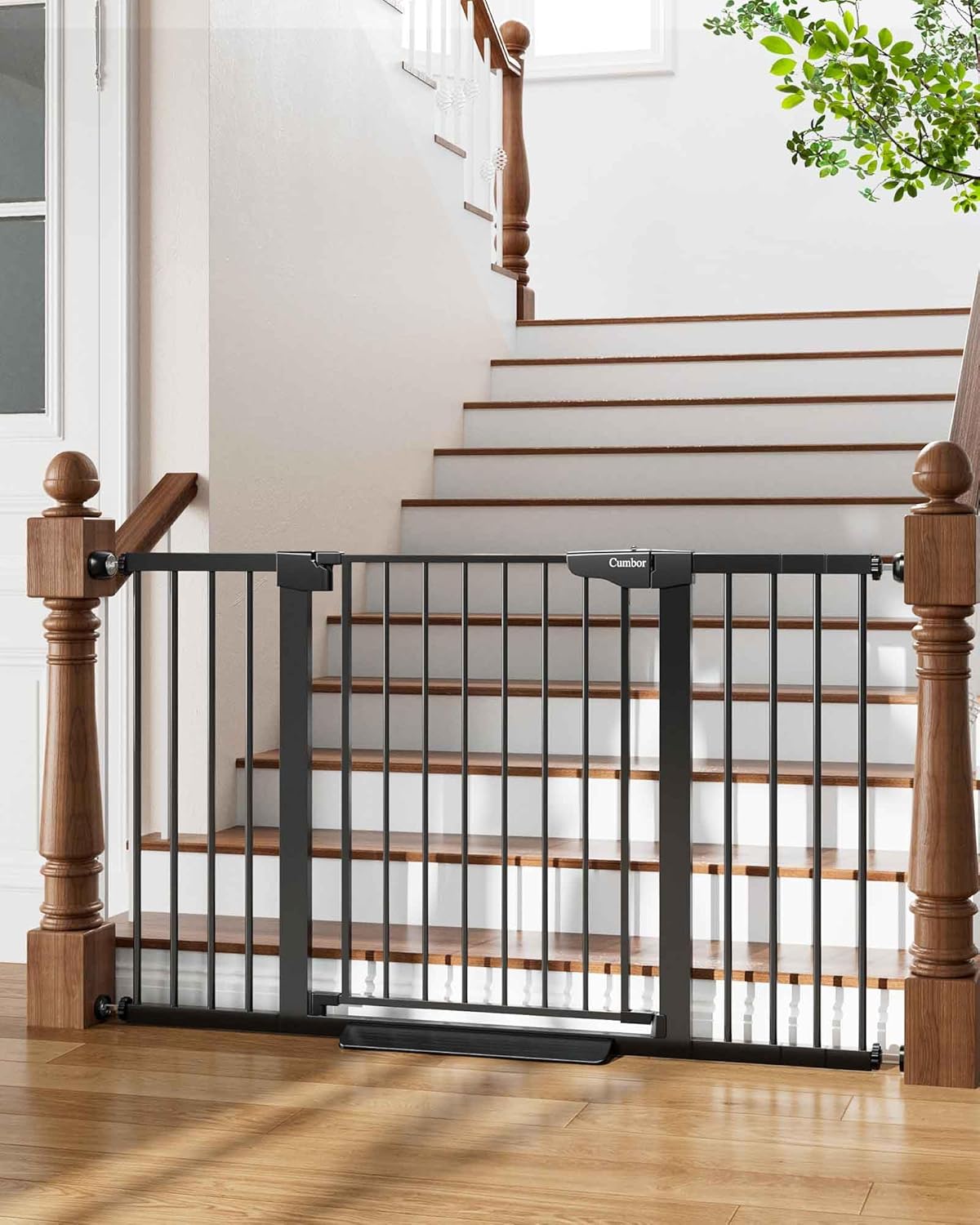 CUMBOR | SAFETY GATE | 29.7-54.2 x 30.5" | BLACK - aborderproducts