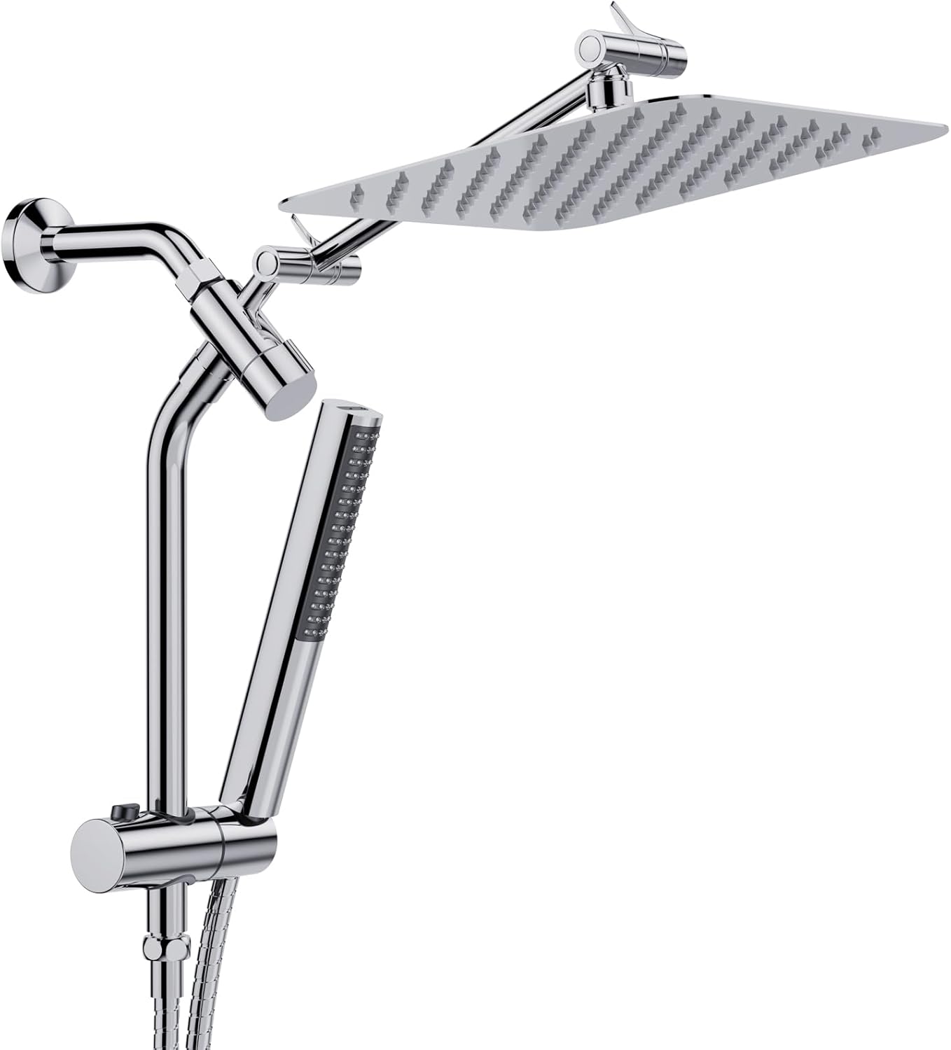 Veken | All Metal Shower Heads Combos | 10inch | Chrome - aborderproducts