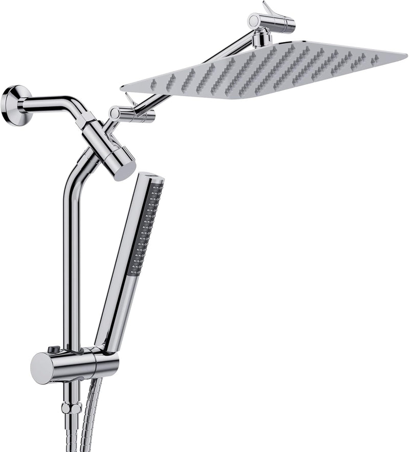 Veken | All Metal Shower Heads Combos | 10inch | Chrome-zoom-