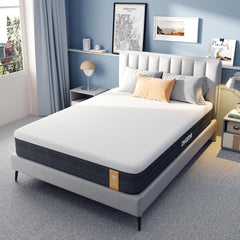 OhGeni | Foam Mattress | 75"L x 39"W x 8"H | Twin - aborderproducts