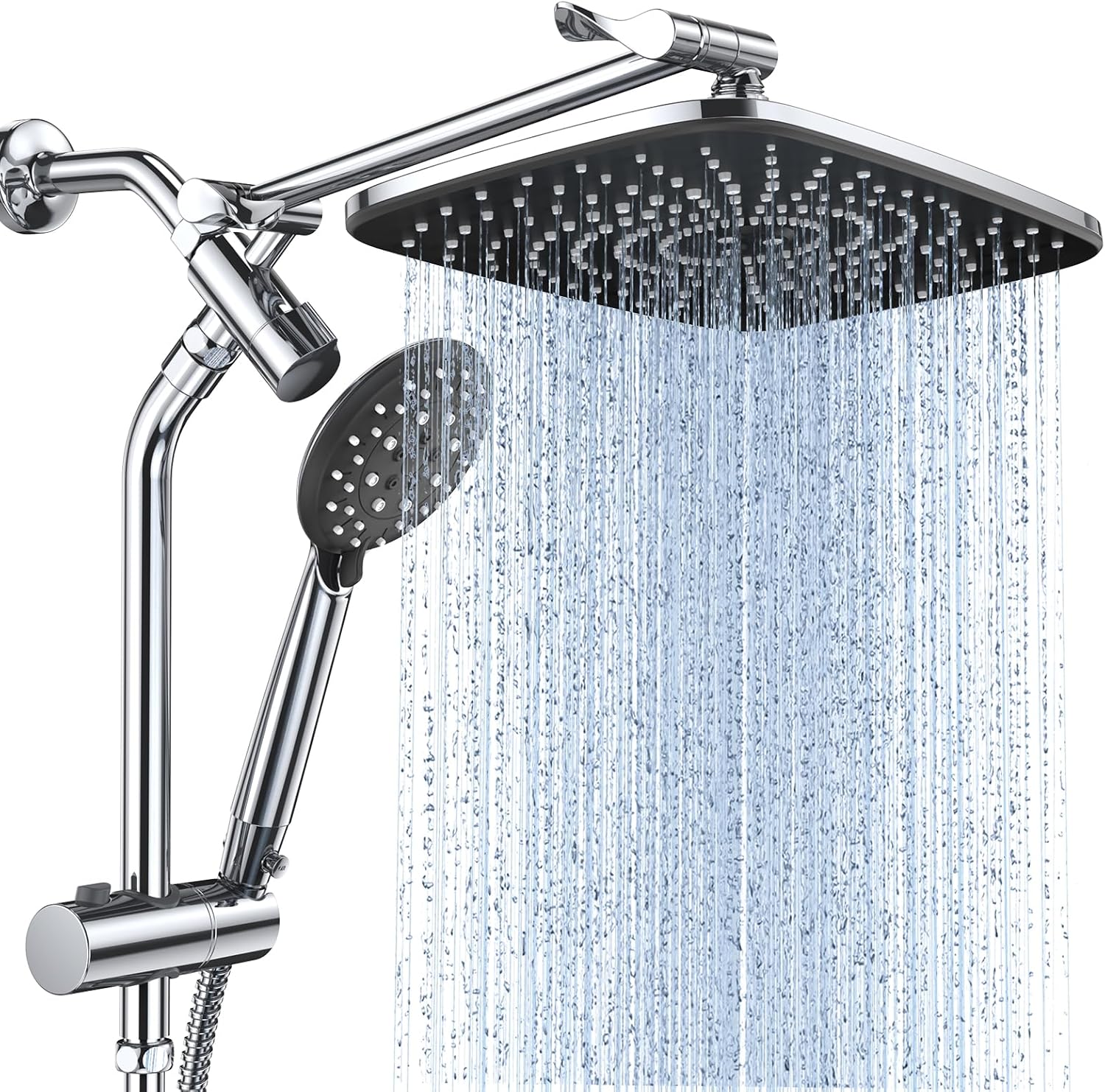 Veken | Shower Head Combo| 12inch | Silver Chrome - aborderproducts