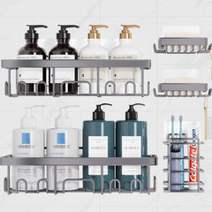 Veken | Shower Caddy |  5-Pack |  Gray - aborderproducts