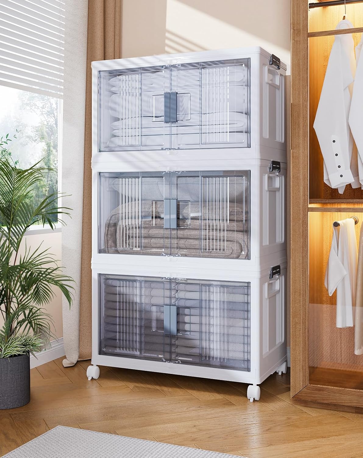 OlarHike | Storage Bins | 76QT | 3 Packs - aborderproducts