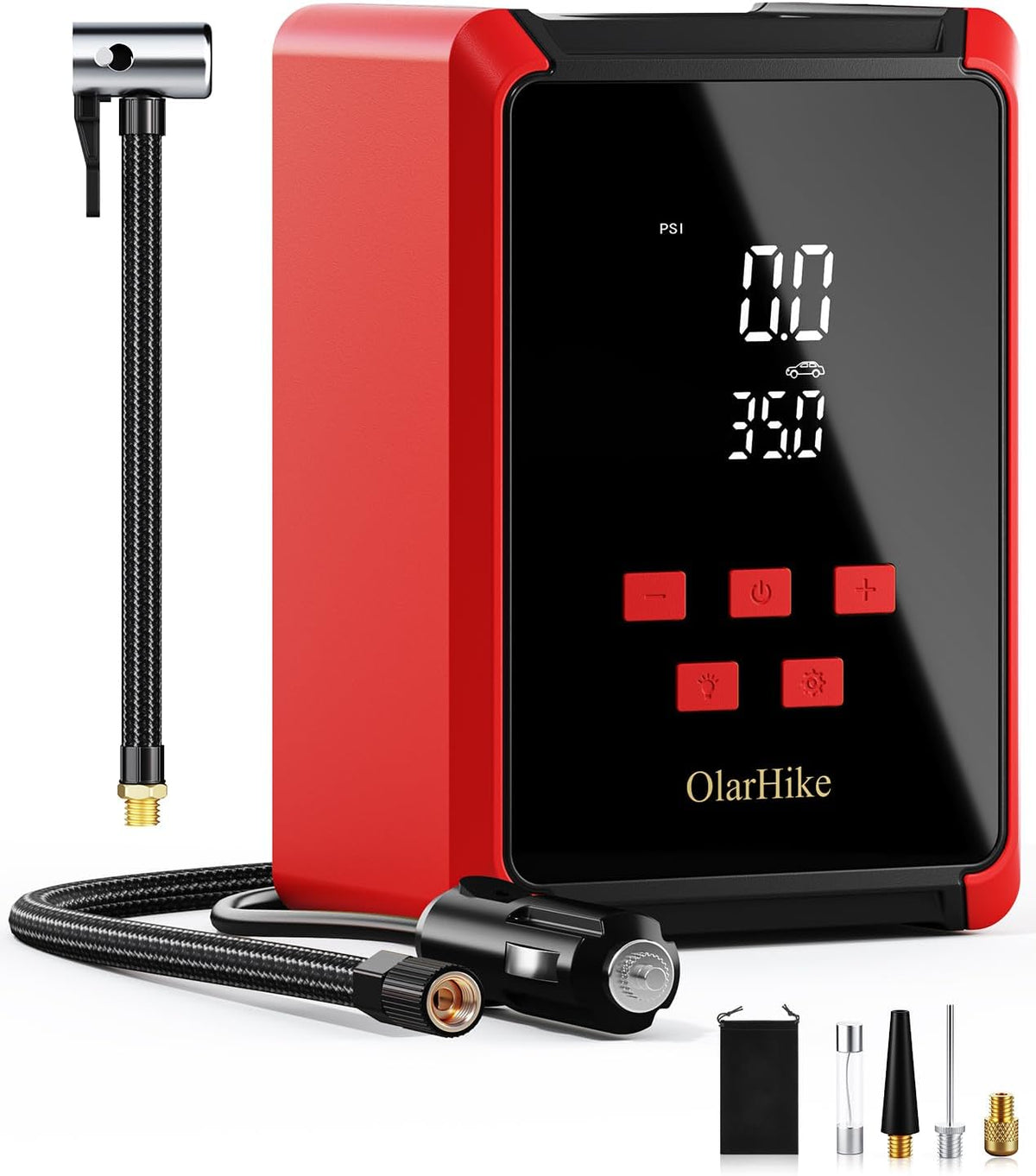 OlarHike | Electric Tire Inflator | Red