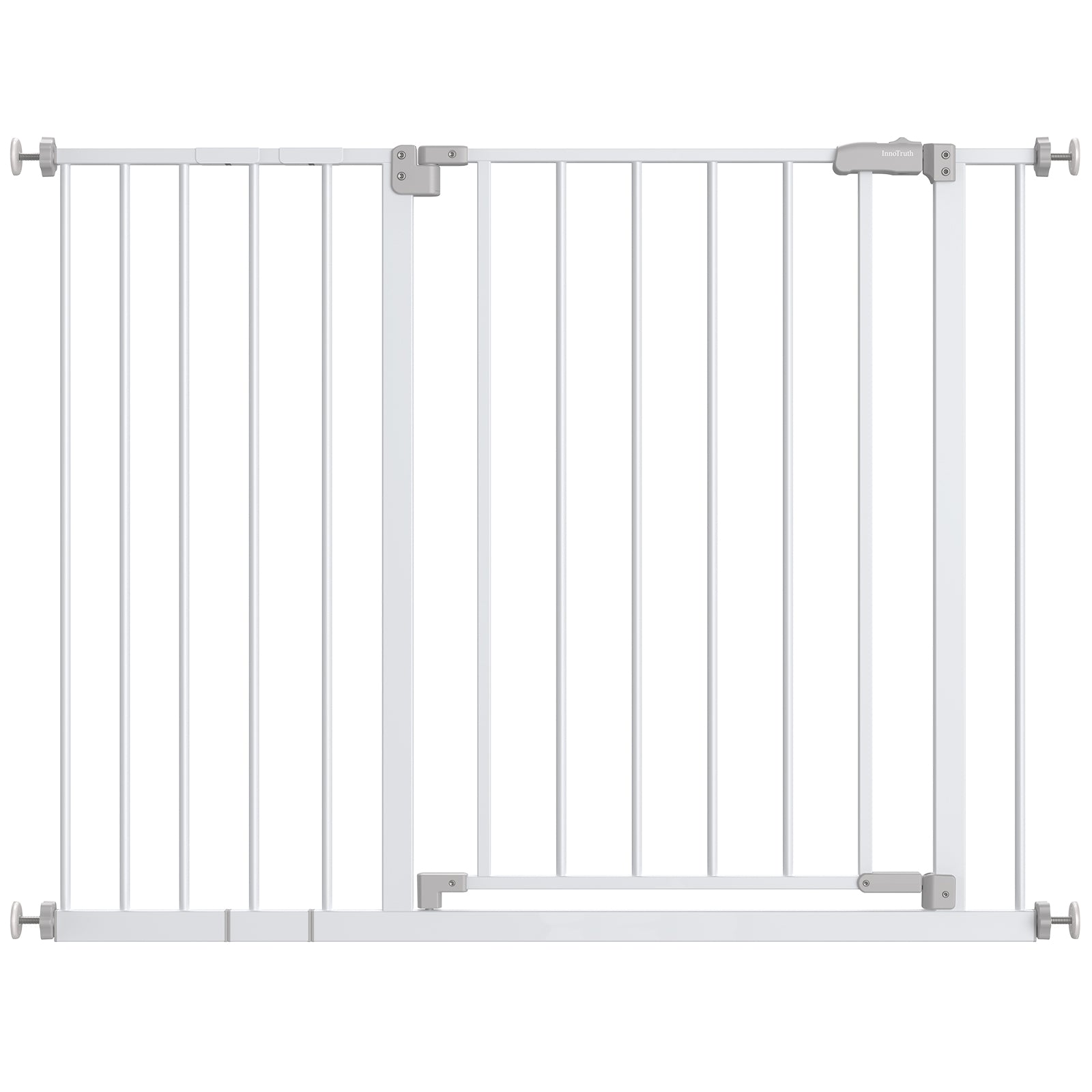Baby Gate Extra Tall | 28.9” to 42.1” | White | InnoTruth - aborderproducts