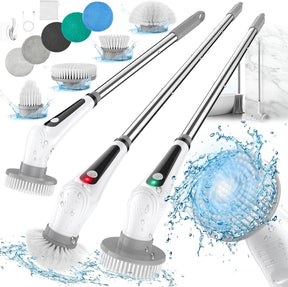 Veken | Electric Spin Scrubber with Ball Brush | Tile