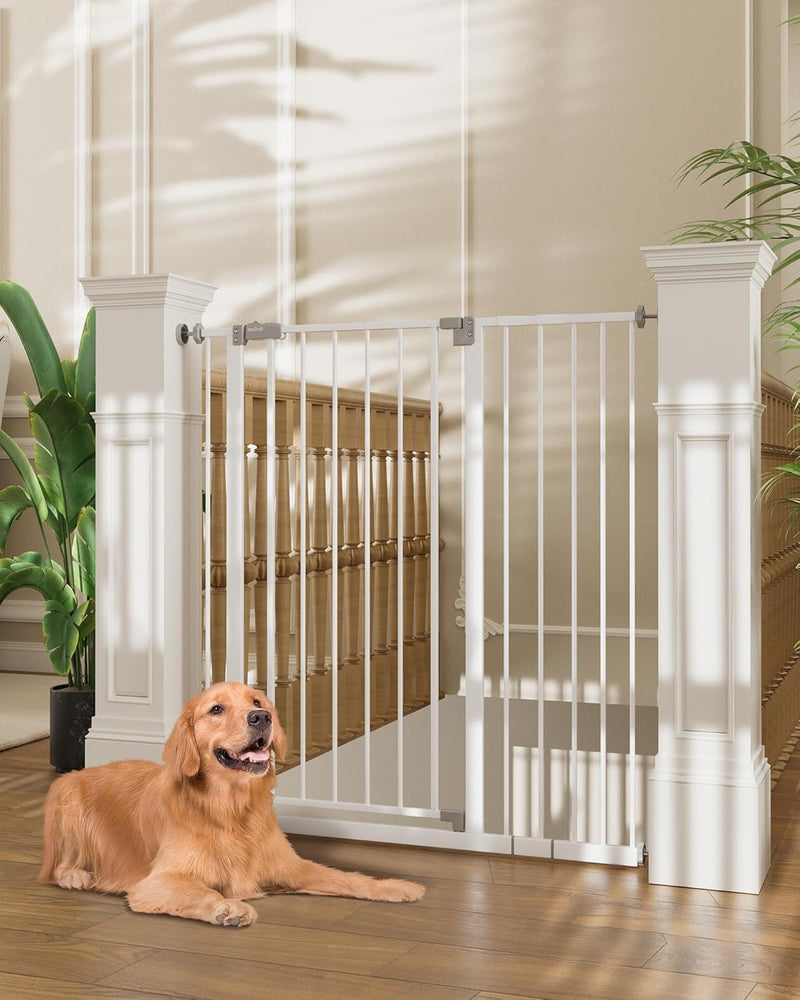 InnoTruth | Baby Gate | 28.9-42.1" W x 36" H | White-zoom-