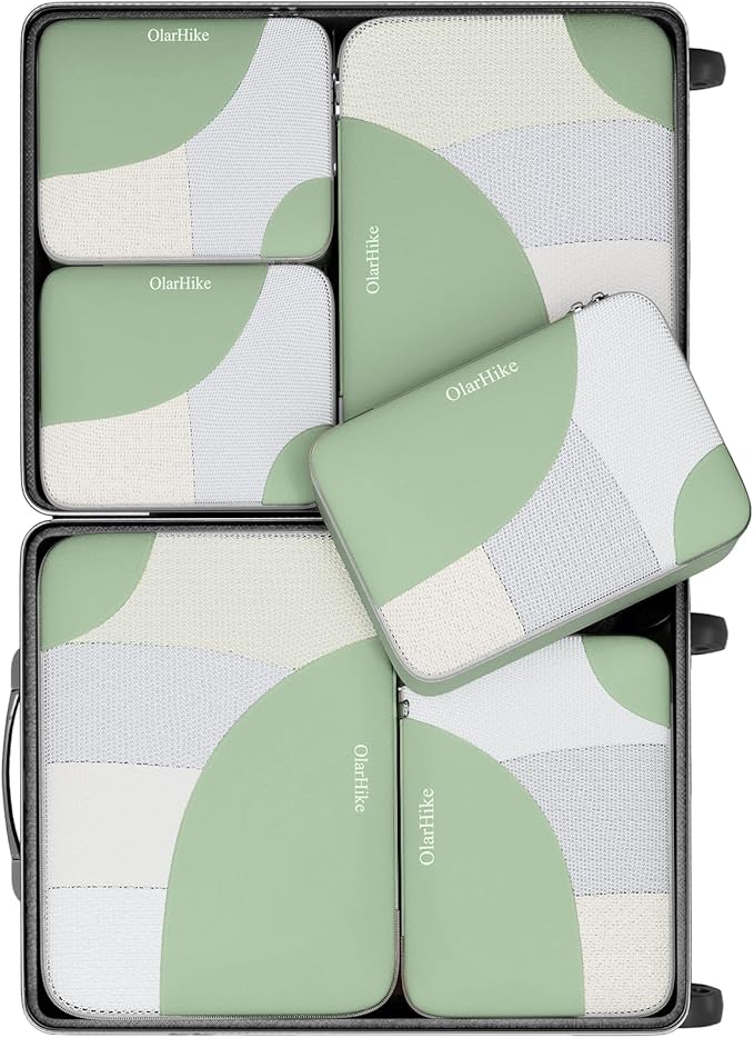 OlarHike| Packing Cubes | Matcha Green | 6 Set