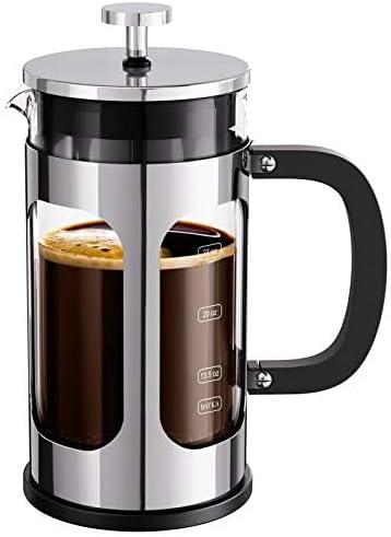 BAYKA | French Press | 34 oz | Silver