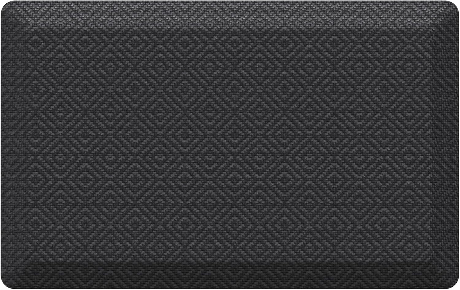 Ophanie | Anti Fatigue Cushioned Mat | 48"L x 20"W x 0.9"Th | Black - aborderproducts