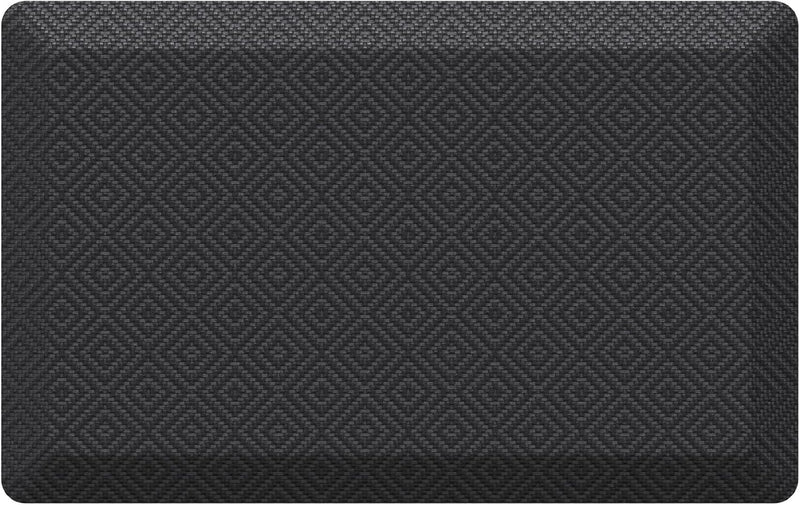 Ophanie | Anti Fatigue Cushioned Mat | 48"L x 20"W x 0.9"Th | Black-zoom-