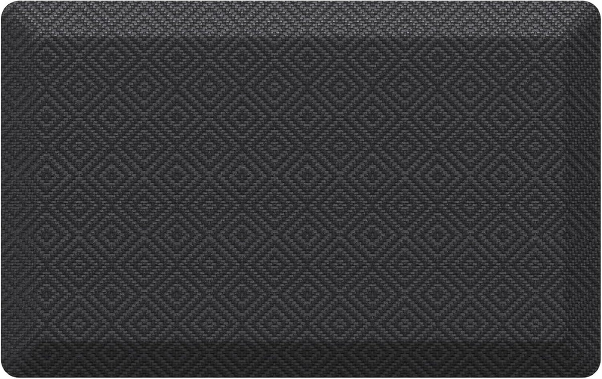 Ophanie | Anti Fatigue Cushioned Mat | 48"L x 20"W x 0.9"Th | Black