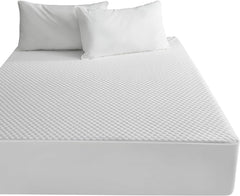 OhGeni | Waterproof Mattress Protector | Full Size | White - aborderproducts