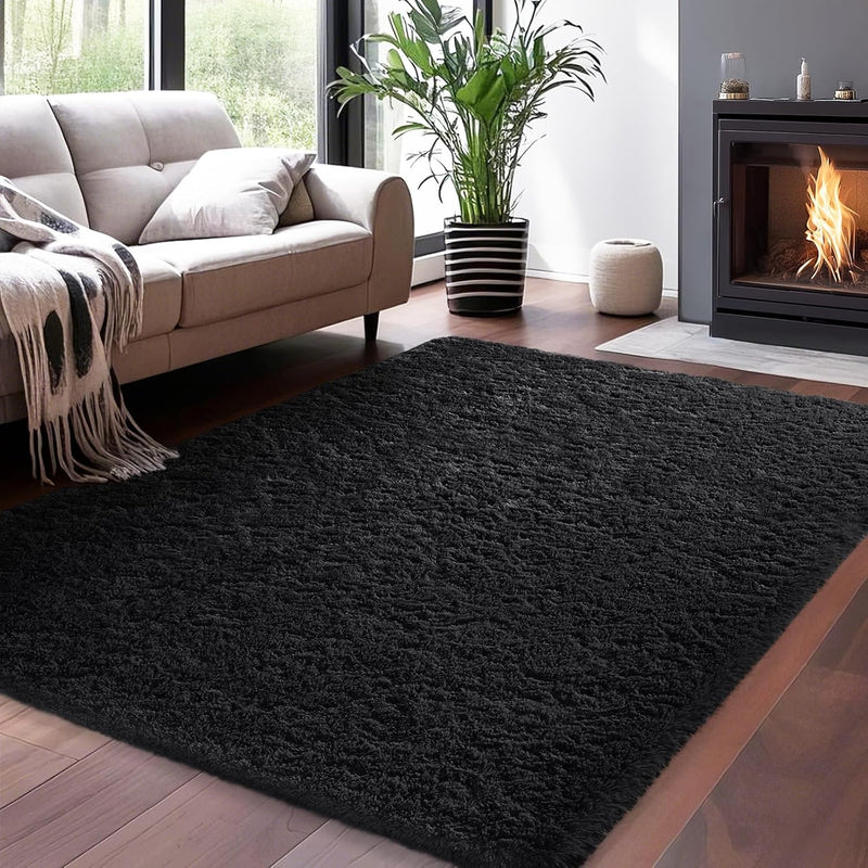 Ophanie | Upgrade Rug |  5x7 | Black-zoom-