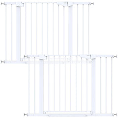 CUMBOR | SAFETY GATE | 29.7-46"W x 30.5"H | Pack of 2 | WHITE - aborderproducts