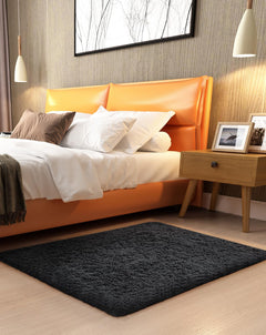 A3 Ophanie | Area Rug |  2x3 FT | Black - aborderproducts