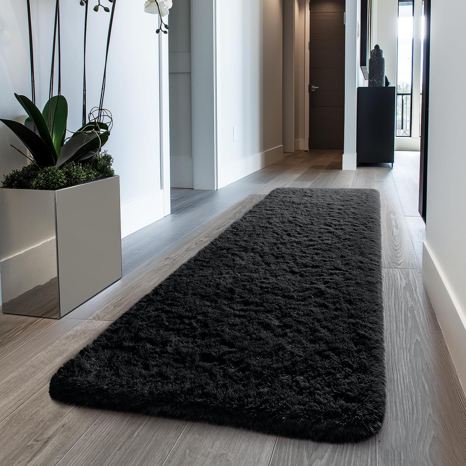 Ophanie | Upgrade Rug | 2x6 | Black - aborderproducts