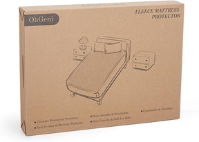 OhGeni | Microfiber Polyester Mattress Protector| Full | White