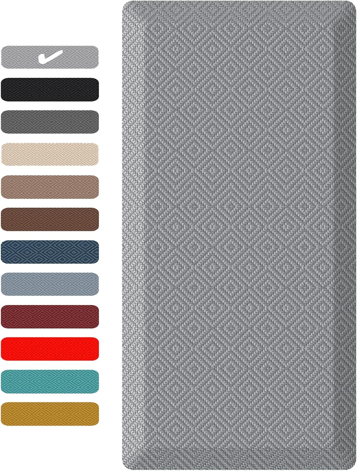 Ophanie | Anti Fatigue Standing Cushioned Mat | 24'' x 70'' | Grey