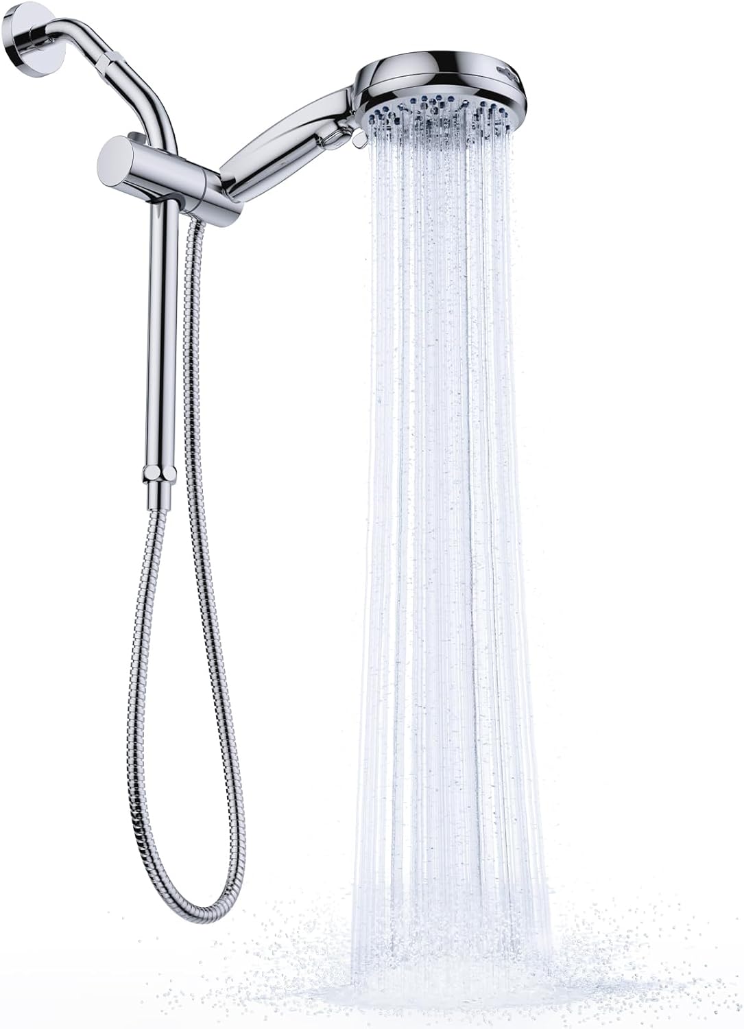 Veken | Shower Head | With Handheld, Slide Bar | Chrome