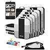 OlarHike |  Compression Packing Cubes | 10 Sets | Black