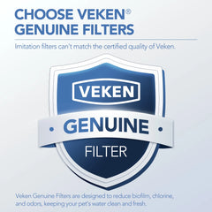 Veken | 8 Pack Replacement Filters & 8 Pack Replacement | For Pet Fountain - aborderproducts
