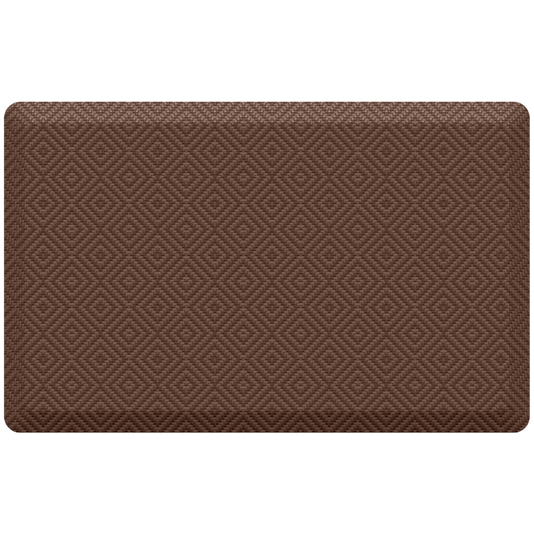Ophanie 20x32 Kitchen Mat 3/4 Inch Thick Anti Fatigue Cushioned Floor Rug Waterproof Non Slip Standing Mat Brown