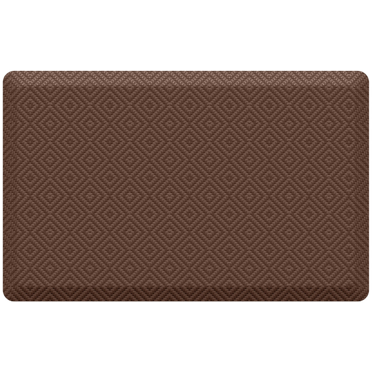 Ophanie 20x32 Kitchen Mat 3/4 Inch Thick Anti Fatigue Cushioned Floor Rug Waterproof Non Slip Standing Mat Brown