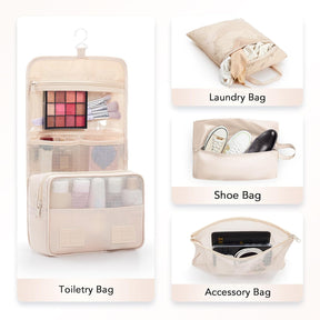 OlarHike | Compression Packing Cubes | 10 Sets | Beige