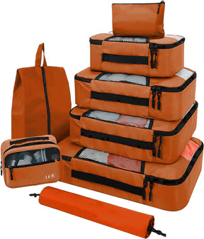 Packing Cubes | Color Burnt Orange | Veken - aborderproducts