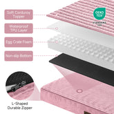 OhGeni | Orthopedic Waterproof & Machine Washable Dog Bed | 41 Inches | Pink