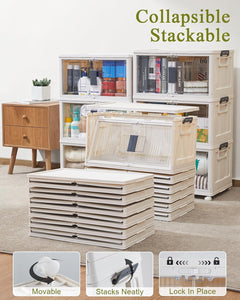OlarHike | Storage Bins | 48QT | 6 Pack | Warm Gray - aborderproducts
