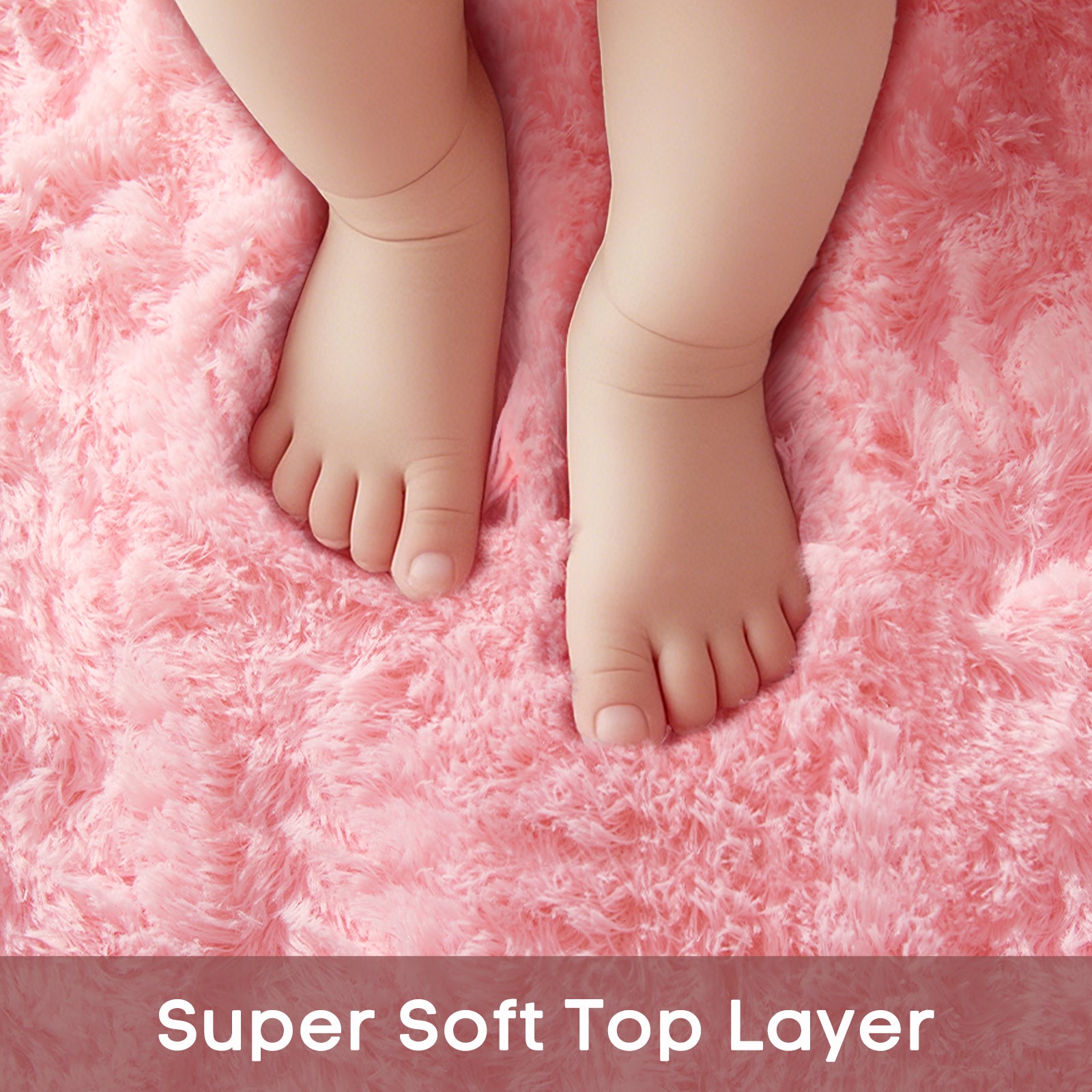 Ophanie | Round Rug | 6 Ft | Pink - aborderproducts