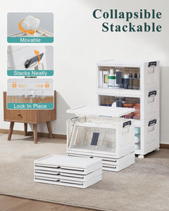 OlarHike | Stackable Storage Bin | 23QT | 3 Pack Cubes - aborderproducts