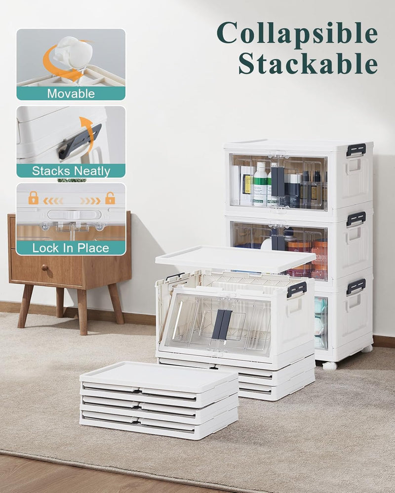 OlarHike | Stackable Storage Bin | 23QT | 3 Pack Cubes-zoom-
