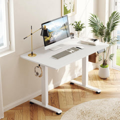 Veken | A2 Electric Standing Desk | 47.2 Inch | White - aborderproducts