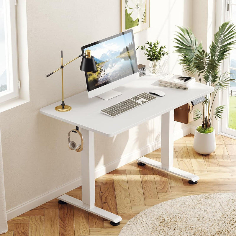 Veken | A2 Electric Standing Desk | 47.2 Inch | White-zoom-