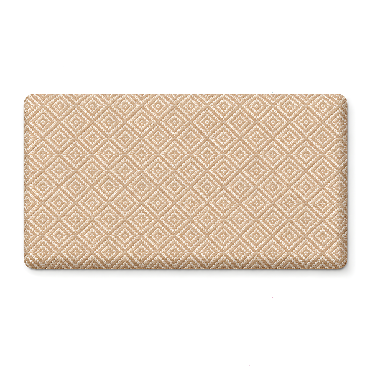 Ophanie 20x39 Kitchen Mat 3/4 Inch Thick Anti Fatigue Cushioned Floor Rug Waterproof Non Slip Standing Mat Beige-zoom-1