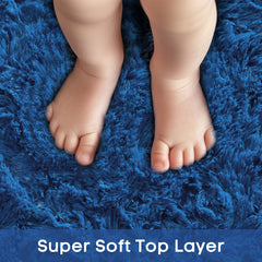 Ophanie | Round Rug | 5 Ft | Blue - aborderproducts