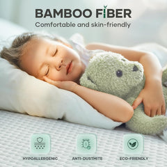 OhGeni | Waterproof Mattress Protector | Cal King Size | White - aborderproducts