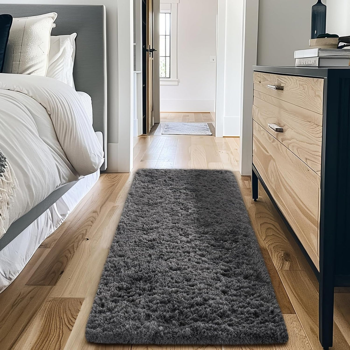 Ophanie | Area Rug | 2'x6' (Rectangular) | Grey - aborderproducts
