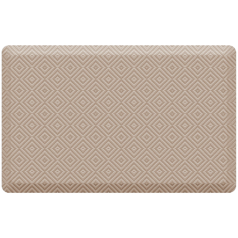 Ophanie 20x32 Kitchen Mat 3/4 Inch Thick Anti Fatigue Cushioned Floor Rug Waterproof Non Slip Standing Mat Beige-zoom-