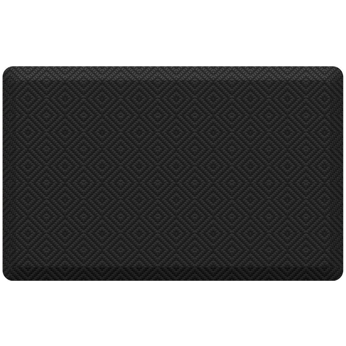 Ophanie 20x32 Kitchen Mat 3/4 Inch Thick Anti Fatigue Cushioned Floor Rug Waterproof Non Slip Standing Mat Black