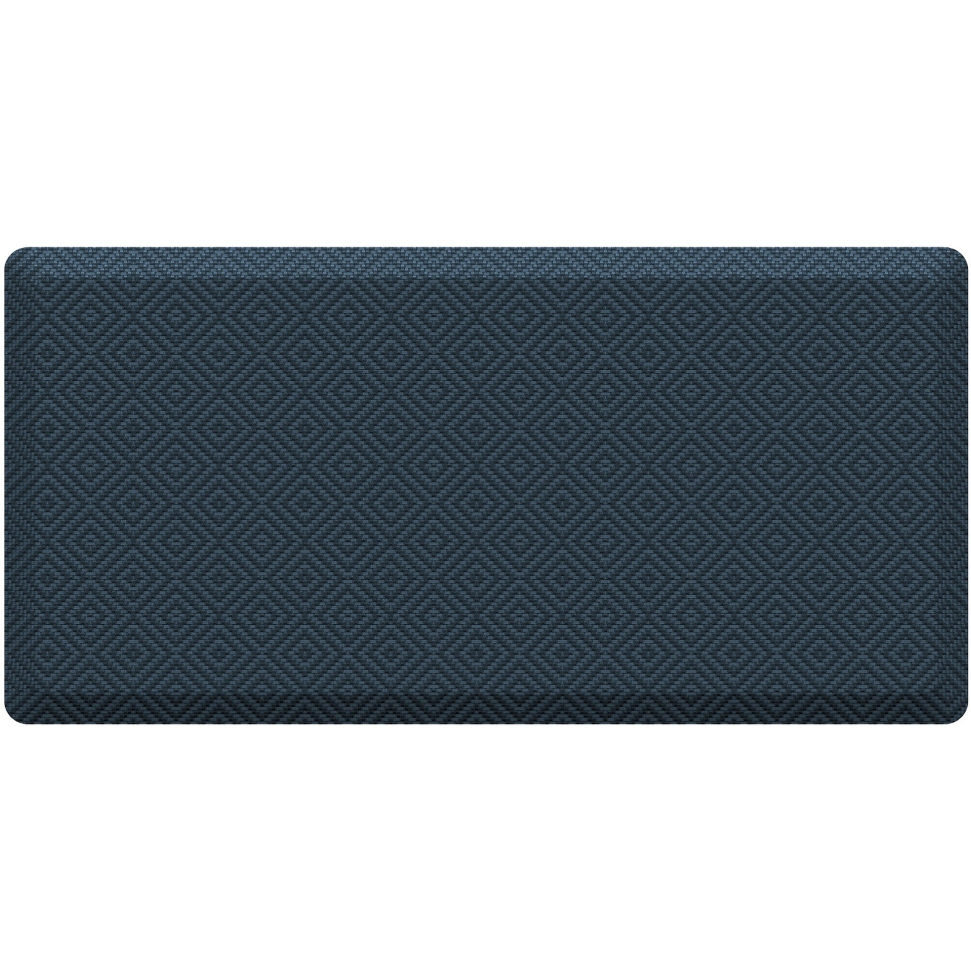 Ophanie 20x39 Kitchen Mat 3/4 Inch Thick Anti Fatigue Cushioned Floor Rug Waterproof Non Slip Standing Mat Blue-1
