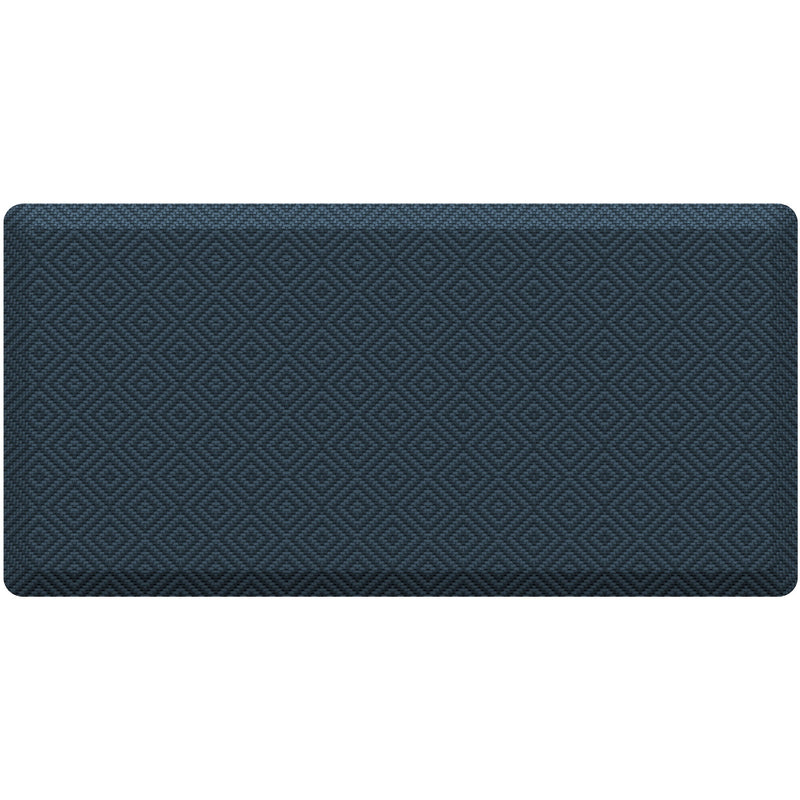 Ophanie 20x39 Kitchen Mat 3/4 Inch Thick Anti Fatigue Cushioned Floor Rug Waterproof Non Slip Standing Mat Blue-zoom-