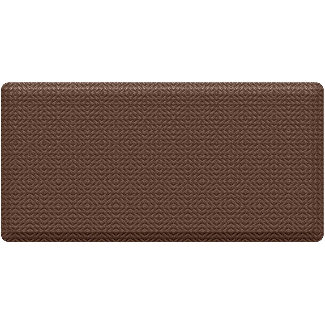 Ophanie 20x39 Kitchen Mat 3/4 Inch Thick Anti Fatigue Cushioned Floor Rug Waterproof Non Slip Standing Mat Brown